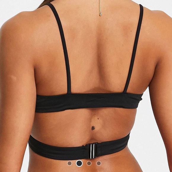 NWT Weekday Cut Out Bikini Top - Picture 2 of 2